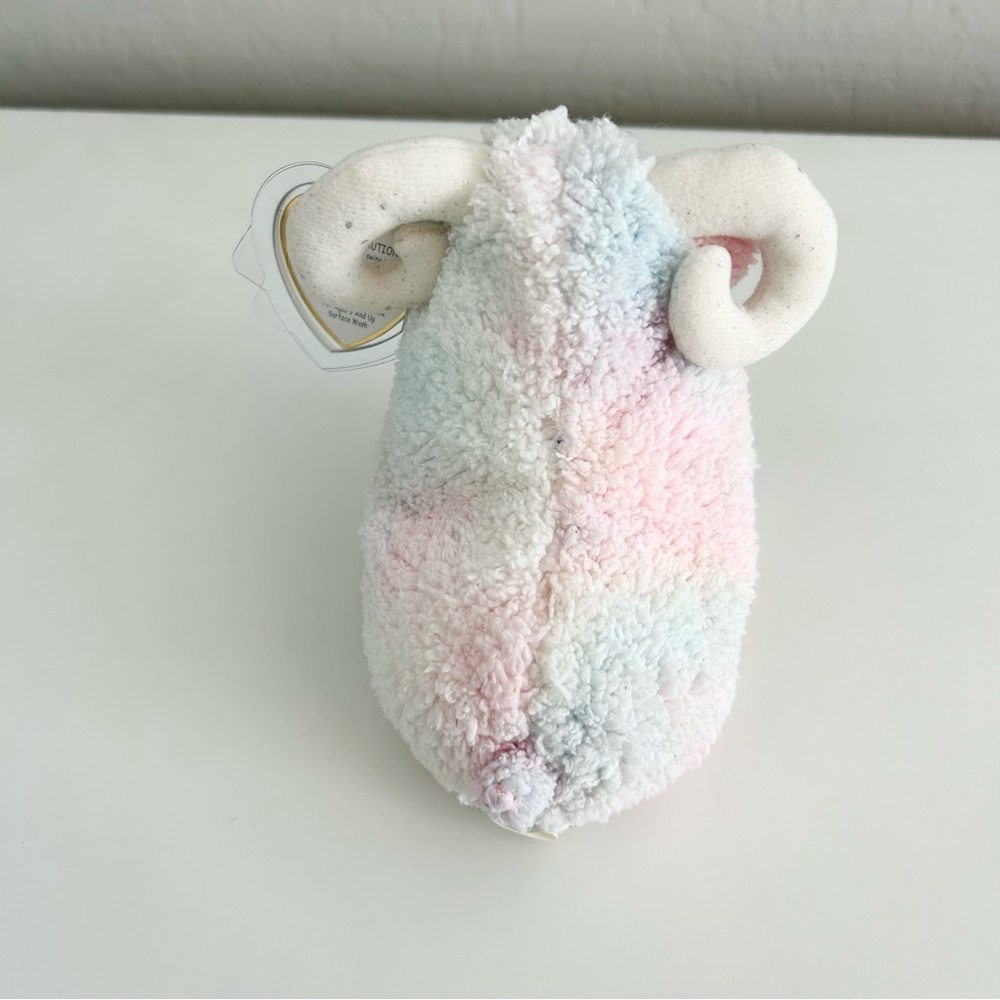 Beanie Babies Bam the Ram Plush Toy | TY Bam Sheep Stuffed Animal - Picture 9 of 10